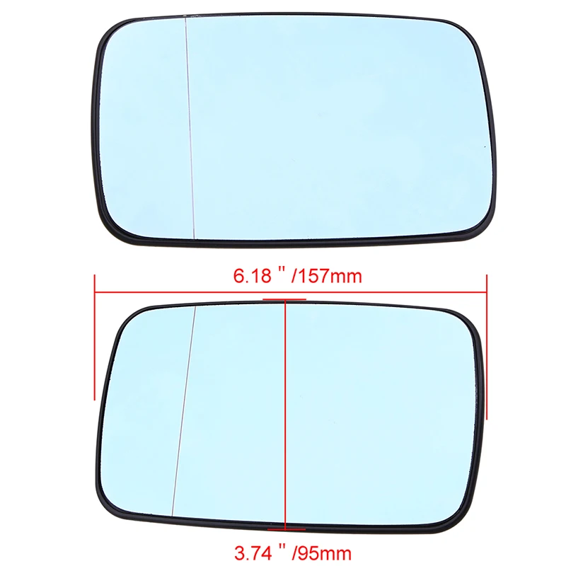 Posbay автомобильное боковое зеркало заднего вида синие линзы с функцией подогрева