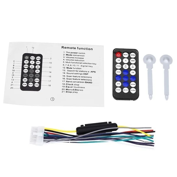 Автомагнитола DC 12 В Bluetooth MP3 плеер Авто Аудио Стерео FM приемник USB для автомобиля