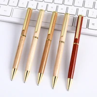 wholesale creative solid wood metal ballpoint pen retro bamboo sandalwood business gift pen school supplies