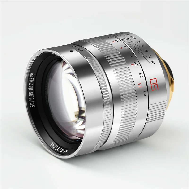 TTartisan 50mm F0.95 Lens Large Aperture Professional Recording Camera Lens for Leica M Mount Camera M9 M10 50 Camera Lens