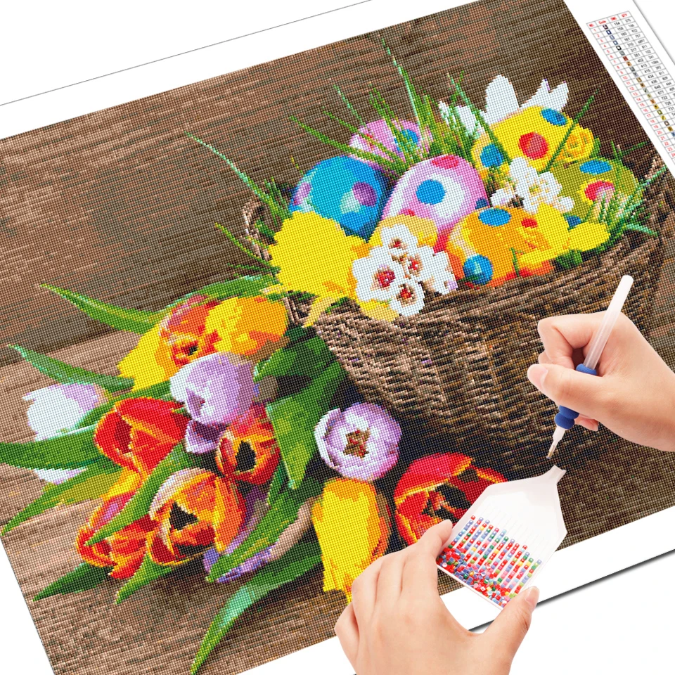 EverShine DIY 5D Diamond Painting Easter Egg Embroidery Full Square/round Rhinestones Mosaic Home Decor Handicraft Art|Алмазная