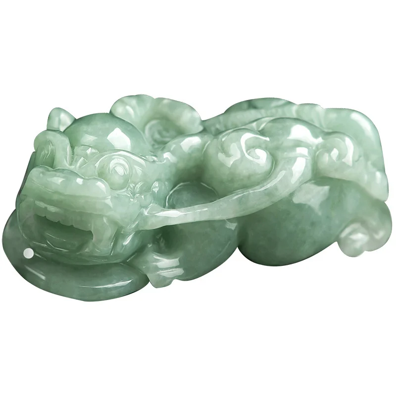 Лидер продаж подвеска ожерелье из натурального нефрита с ручной резьбой модные