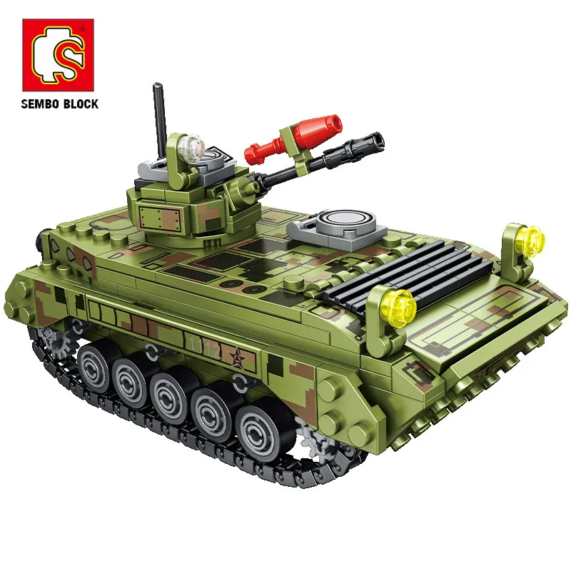 SEMBO BLOCK военные войны 2 боевой танк строительные блоки военный WW2 армейский солдат