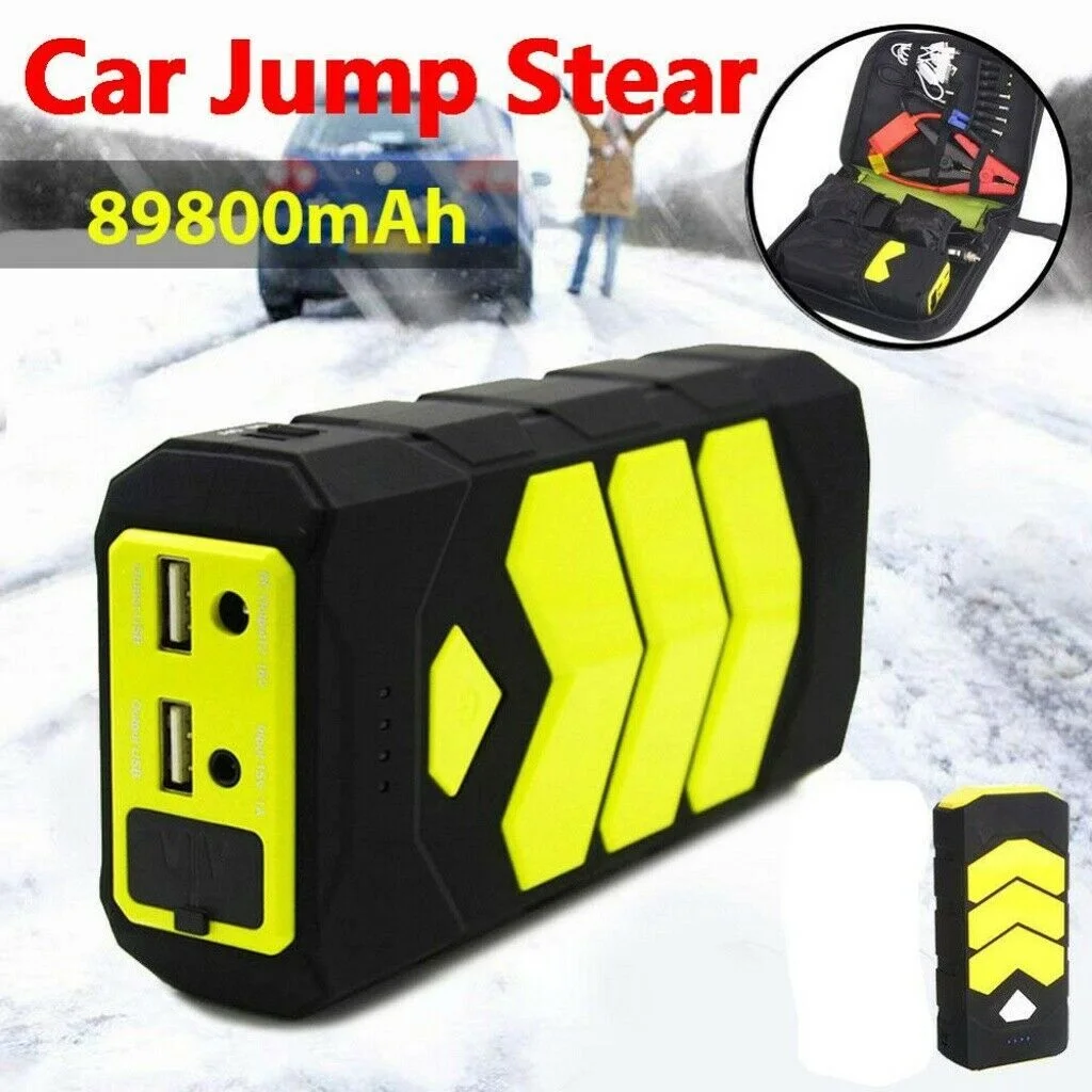 89800mAh Car Jump Starter Booster Rescue Pack Battery Charger Power Bank 400A automobile parts