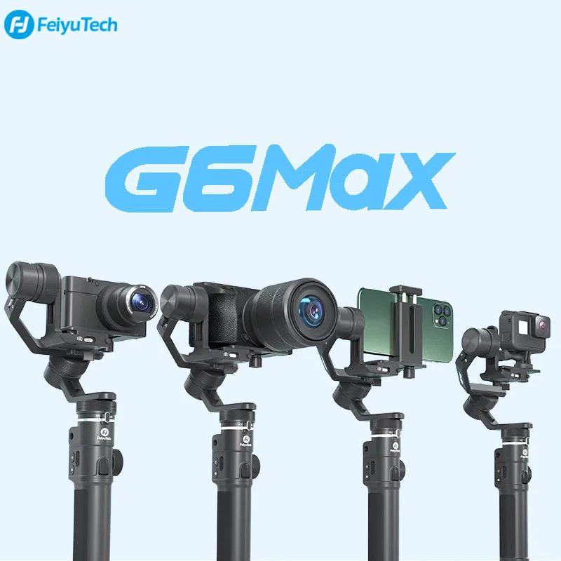FeiyuTech G6 Max 3 осевая ручная камера карданный стабилизатор для беззеркальной камеры