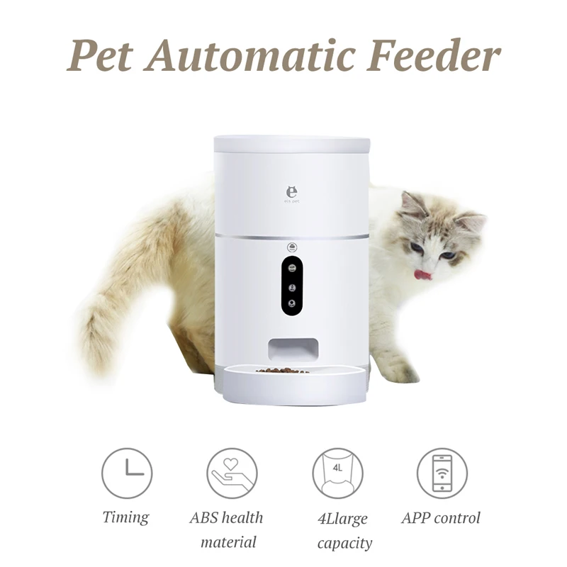Pet Bingo автоматический кормушка 4L кошачий контейнер для еды умный Wifi/видео