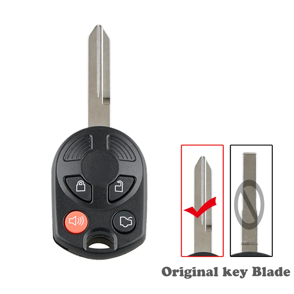 Центральный ключ для автомобиля дистанционный Ford Focus Mustang 2010 электронный CE чип 4D63