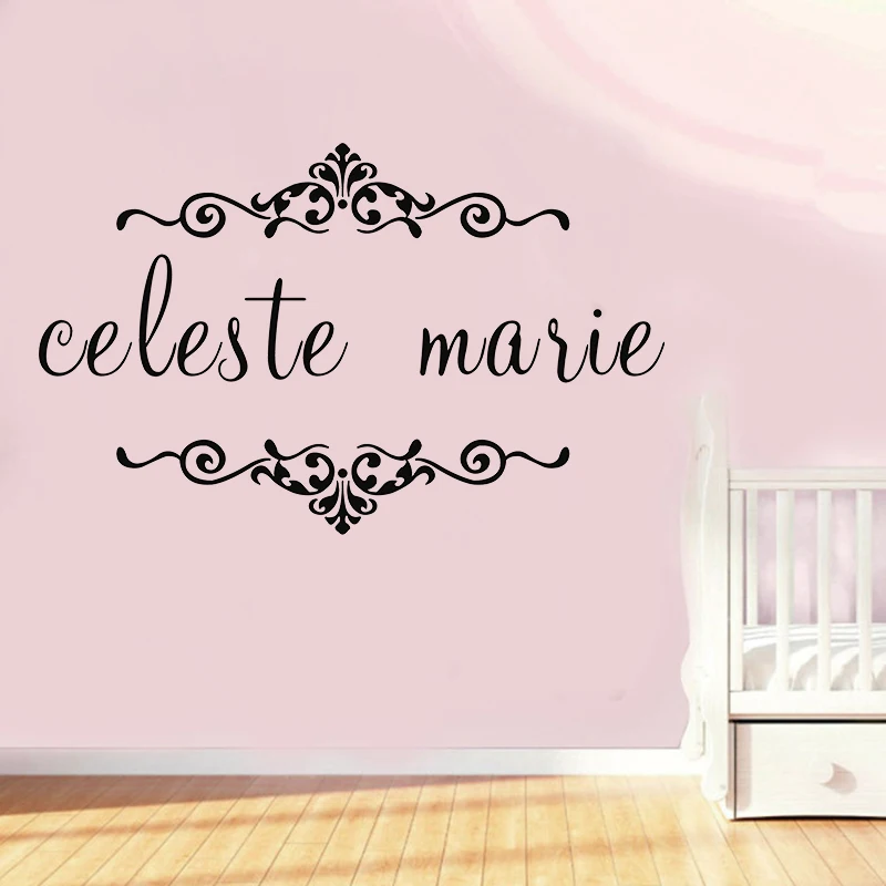 Индивидуальные персонализированные художественные настенные наклейки с