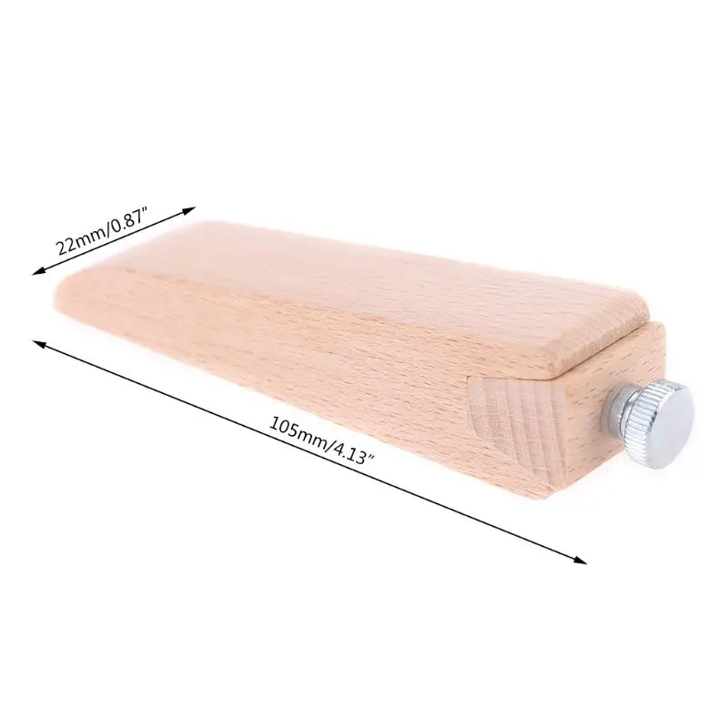 Ручная работа кожа Сделай Сам деревянное шлифование наждачной бумагой блок