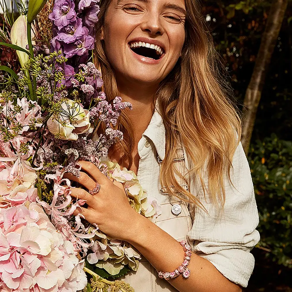 Женский браслет из серебра 925 пробы с замком