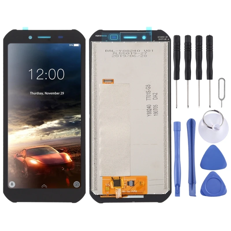ЖК экран и дигитайзер в сборе для Doogee S40 (черный)|Экраны мобильных телефонов| |