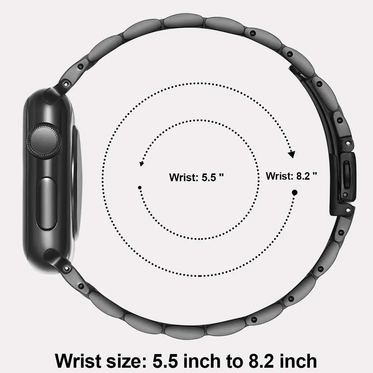 Stainless Steel Strap For Apple Watch Band Women 38mm 42mm 40mm 44mm Metal Replacement Bracelet iWatch Series 8/7/6/SE/5/4/3/2/1