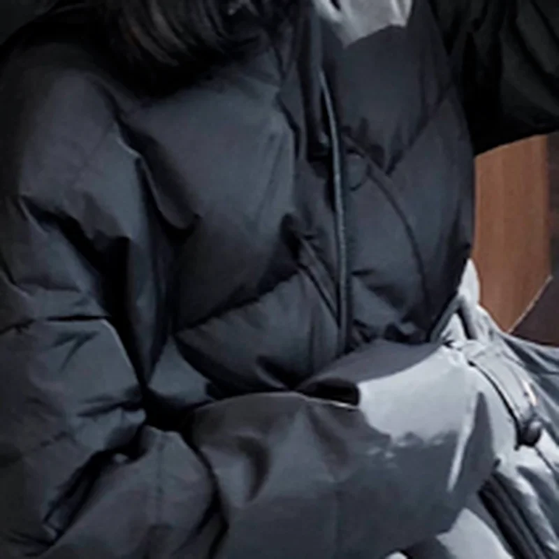 Women's 2022 Autumn and Winter Thick Warm Jacket Waist Hooded Thick Jacket Fashion Loose Casual Belt Lazy Pie Overcome Clothing