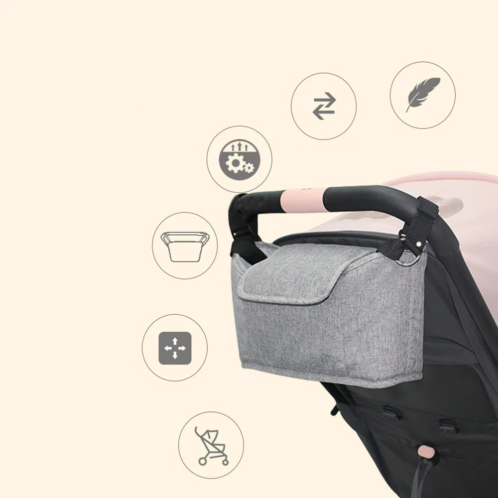 Stroller Bag Pram Organizer Baby Accessories Cup Holder Cover Buggy Winter | Мать и ребенок