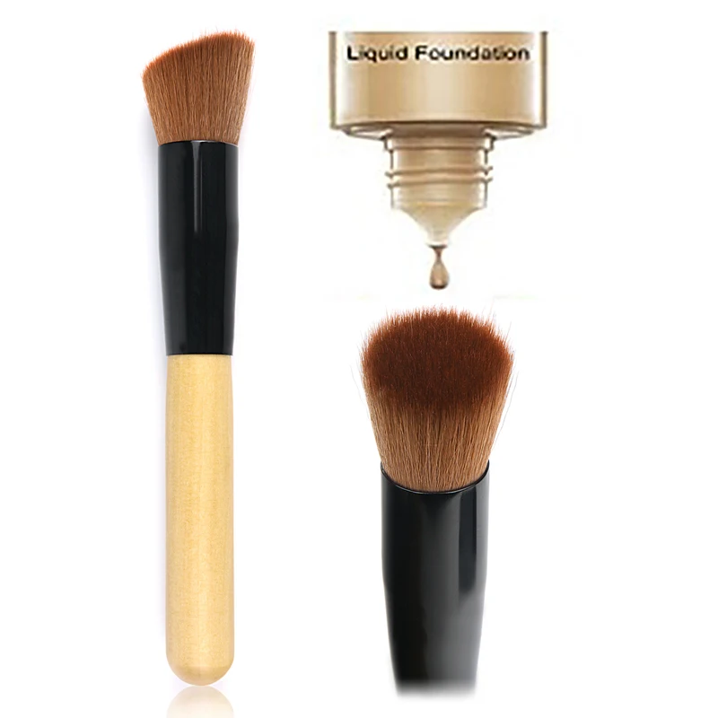 1 шт. кисть для нанесения основы под макияж|Аппликатор теней век| |