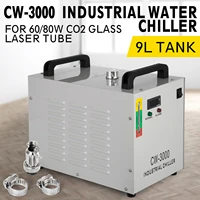 water chiller cw 3000dg 9l capacity thermolysis industrial water chiller 220v 50hz industrial chiller for 6080w co2 glass tube
