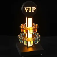 Creative Bar NightClub VIP Cocktail Glass Holder Stand Service Shot Glorifier Display Wine Cup Glass Rack Champagne Beer Holder