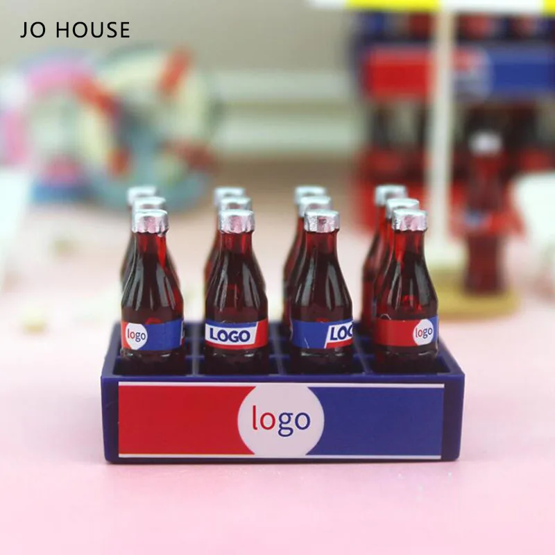 

Бутылка JO HOUSE мини-Кокс 1:12 1:6, модель для миниатюрного кукольного домика, аксессуары для кукольного домика