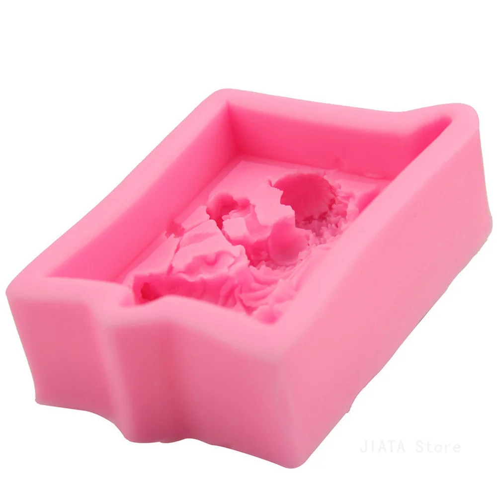 

Fairy angel flower 3D resin clay silicone molds DIY handmade soap mold silica gel mould Newest Design