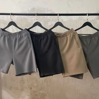 kanye west season 6 shorts solid colors 11 high quality plus velvet shorts inside season tag breeches men clothing 2020