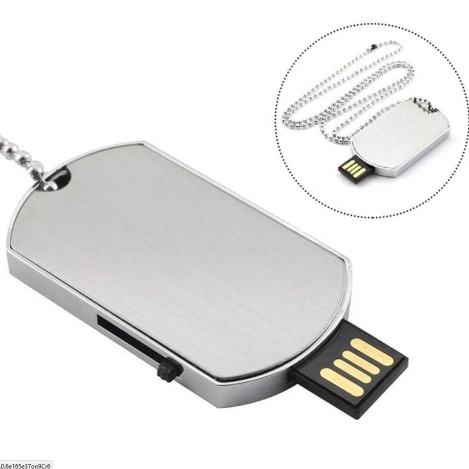 Металлическая бирка для собаки с логотипом сделай сам usb 2 0 флэш накопитель