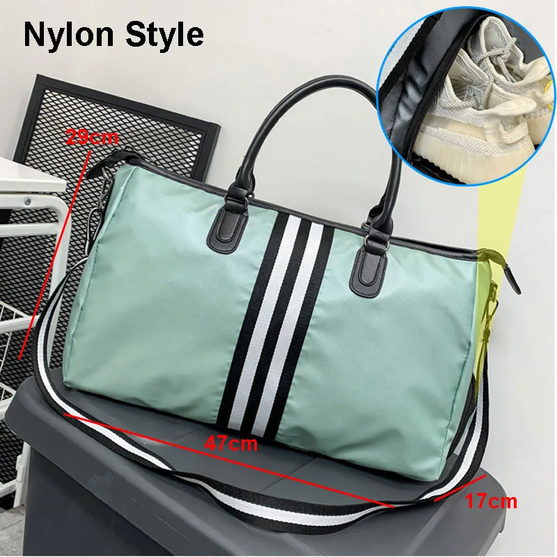 Спортивные Сумки из искусственной кожи для фитнеса и йоги Женская дорожная