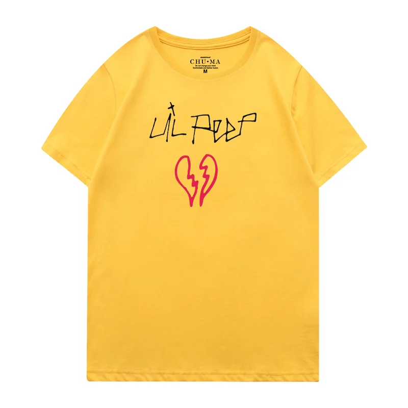 Винтажная Футболка с принтом рэп хип хоп LilPeep для мужчин стильная уличная