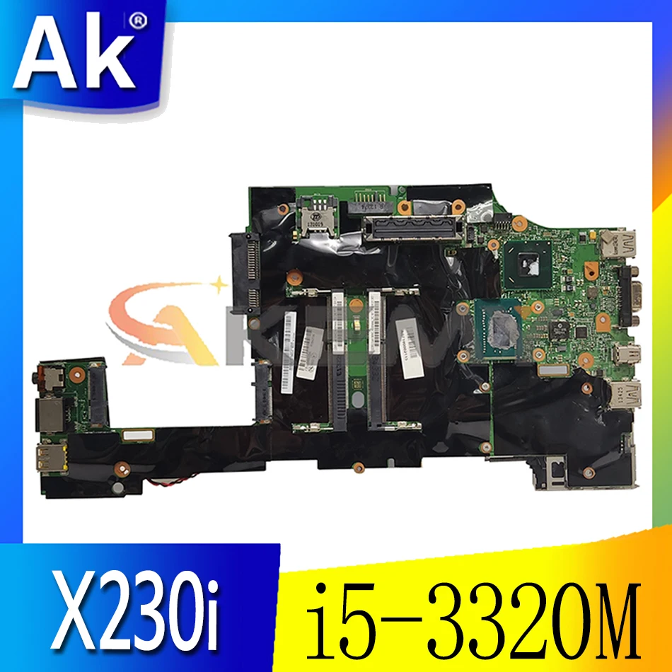 

Akemy для Lenovo ThinkPad X230 X230i материнская плата I5 i5-3320M процессор с вентилятором FRU 04X4501 04X1401 04W3712 04W6686 00HM352