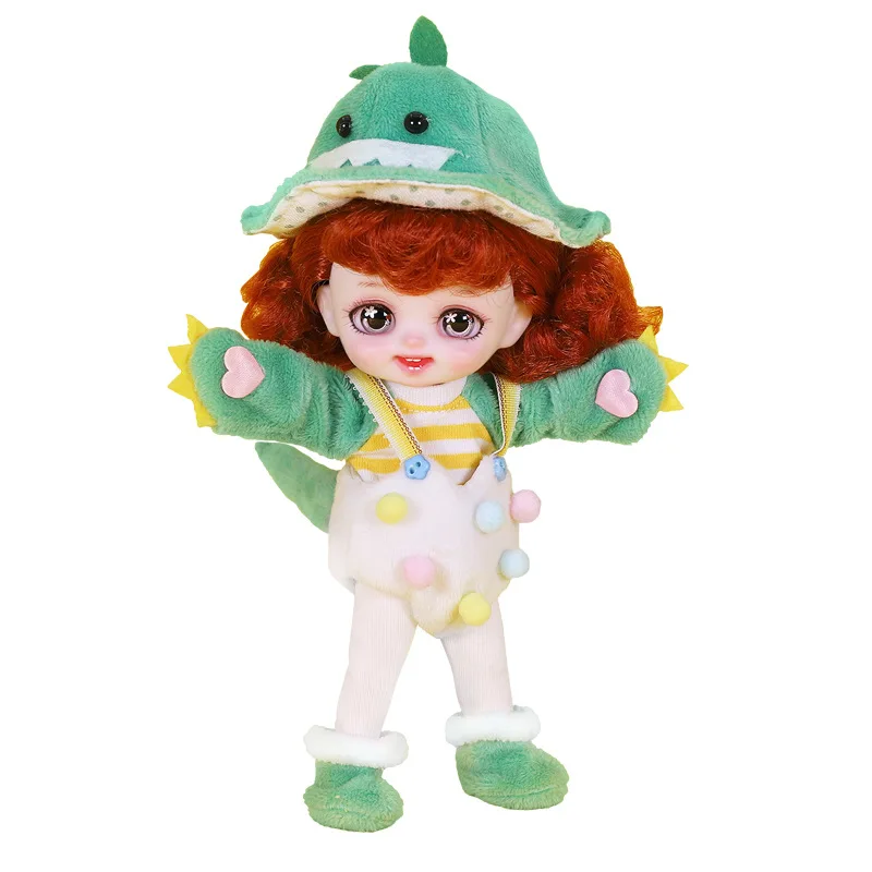 

Xiaomi Youpin De Bisheng 8-point doll bjd16cm cute bjd16cm joint fat body can be changed to collect doll toys girl gifts