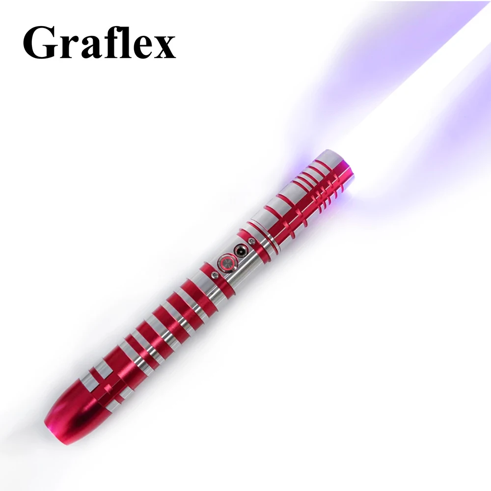 

Световой меч Graflex со светодиодной подсветильник кой, 4 звука, 5 цветов, в наличии, быстрая зарядка, регулировка громкости звука, светодиодный ...