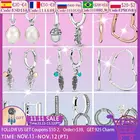 Женские серьги из серебра 2021 пробы, серьги в форме сердца и ракушки, ювелирное изделие для подарка, для свадьбы, вечеринки