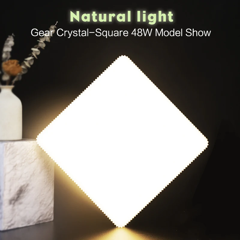 $14.86 Wavy Square Ceiling Lamp Morden Natural White AC110-220V 48W 36W Lustre Hanging Lamps for LED Chandelier for Living room Lights