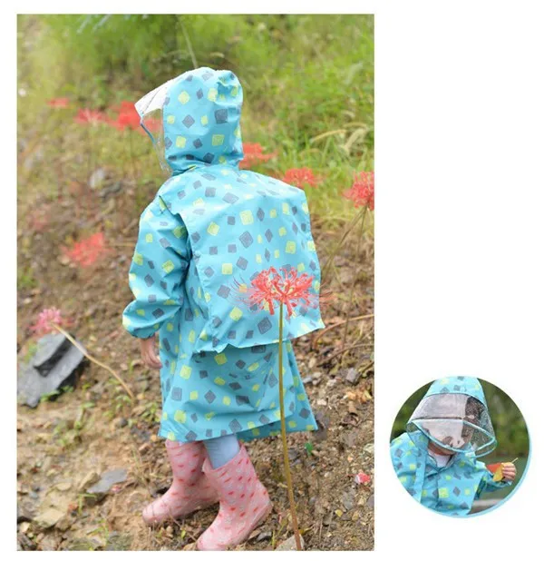 Модный детский плащ дождевик с рисунком без запаха для мальчиков и девочек|Плащи|