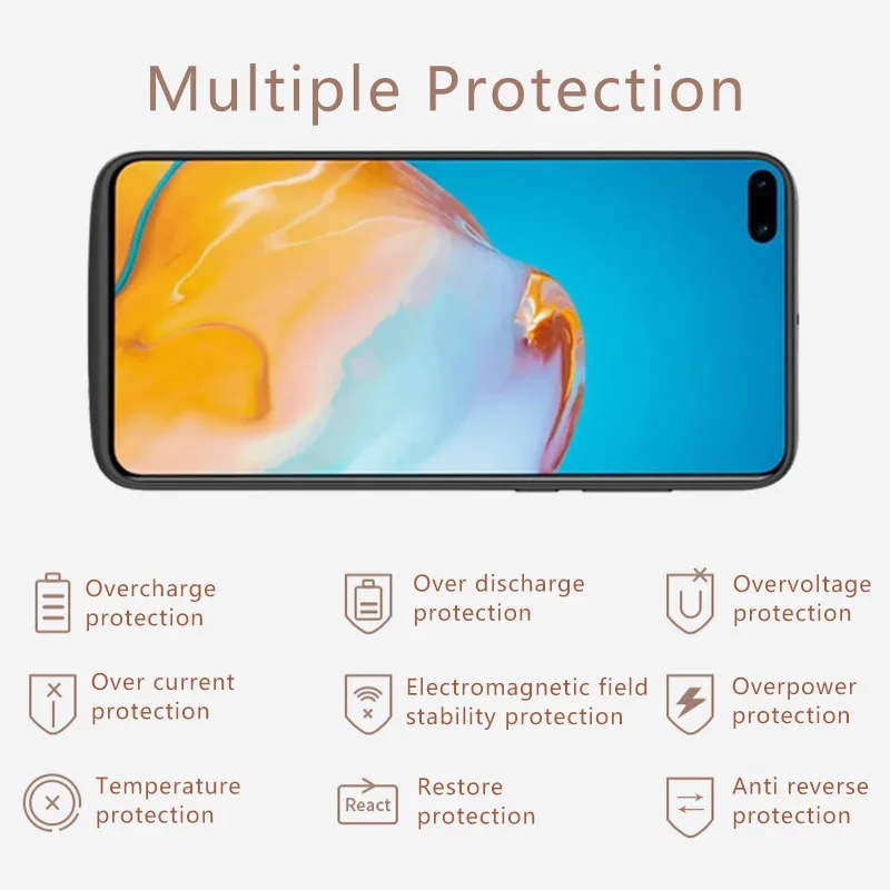 

Charging Power Case Battery Charger Case For Huawei P40 P40 Pro P40 5G Battery Case For Huawei P40 Pro P40 P40 5G Power Bank