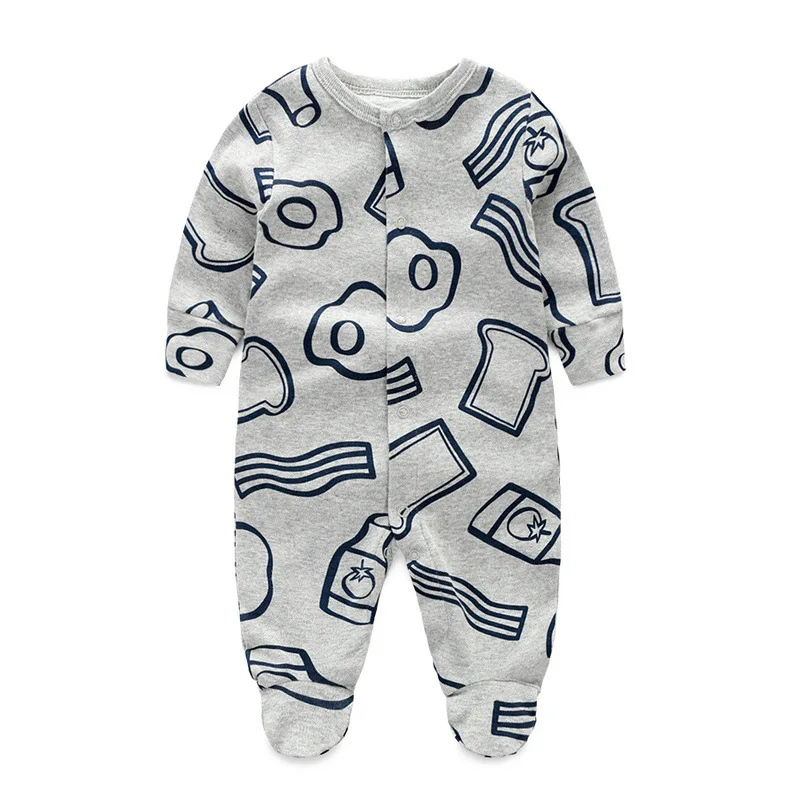 

L1479 Hot Sales 2021 Spring and Summer Baby Boy Baby Rompers with Hat Short and Long Sleeve Baby‘s Clothing