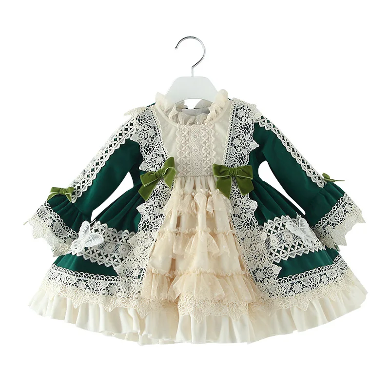 

2020Autumn Cotton Girls Christmas Dress Toddler Girl Fall Clothes Halloween Clothes Kids Dresses for Girls Flower Girl Dress