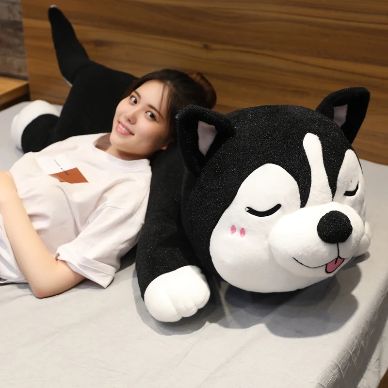 70 см Kawaii мягкие игрушки Хаски Милая симуляция хаски собака плюшевая подушка