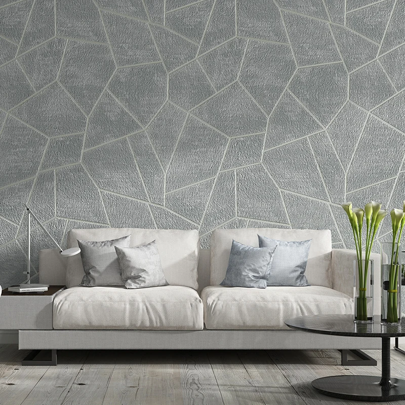 

Teenager Nordic Grey Wall Stickers Geometric Shapes 3d Wall Stickers Aesthetic Room Decor Pegatinas De Pared House Decoration