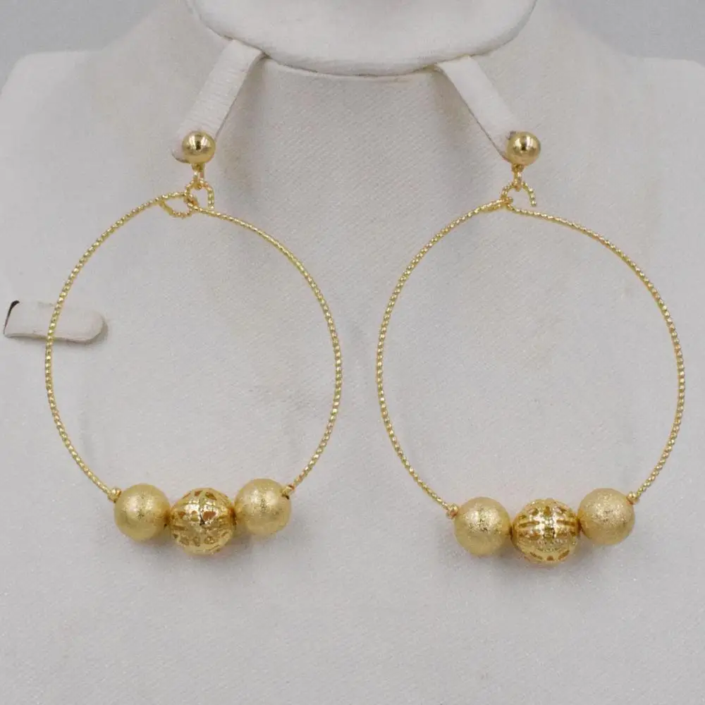 Новый дизайн высокое качество Италия 750 золотой цвет набор украшений для женщин