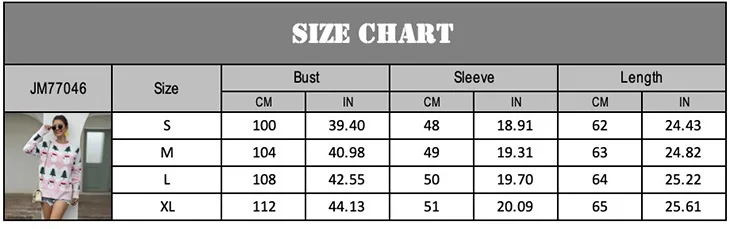 

Long Sleeve O-Neck Christmas Tree Christmas Sweater Pull Femme Nouveaute New Loose Pullover Knitting Printing Sweater Top YXH040
