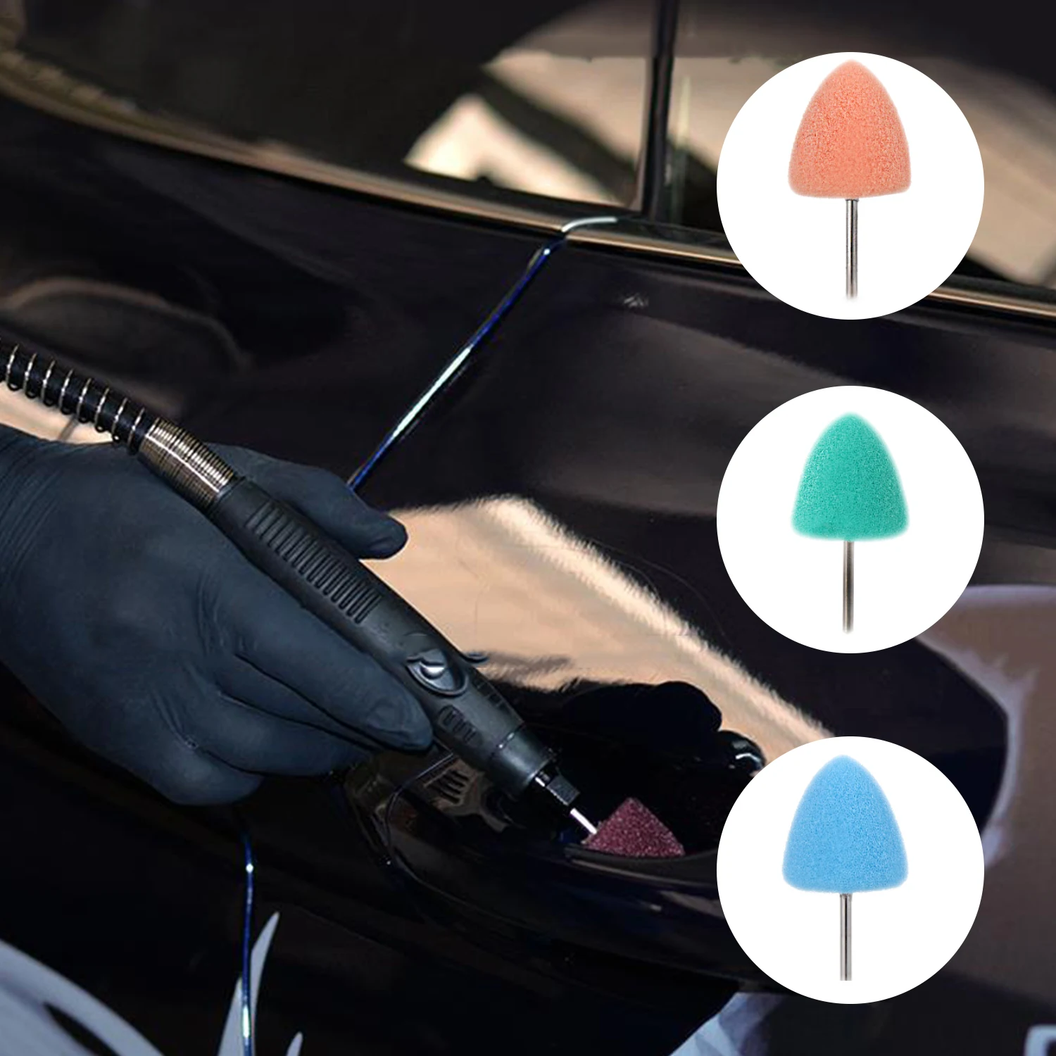 16 шт. мини детализация шлифовальные диски для полировки воском уплотнения