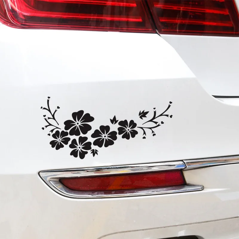 Гибискус цветы виниловая наклейка s стикер для автомобиля ноутбук Автомобильная