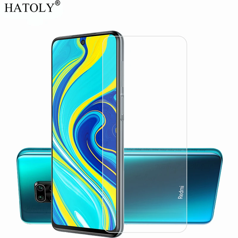 

HATOLY 2PCS Tempered Glass for Xiaomi Redmi Note 9 Ultra-thin Screen Protector for Xiaomi Redmi Note 9 Toughened Protective Film