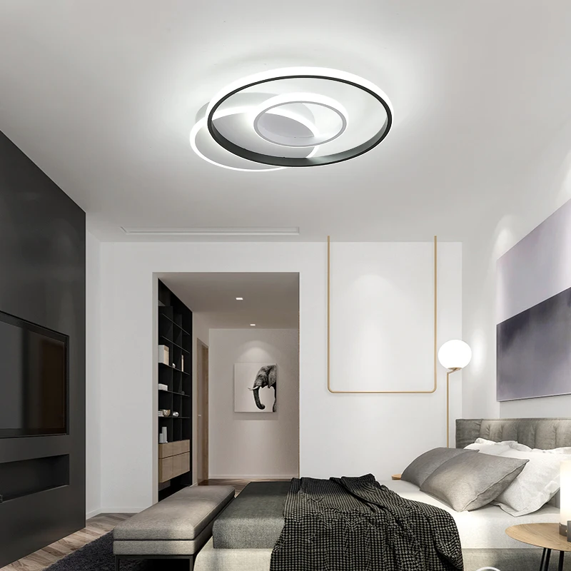 Chandelierrec, современный светодиодный светильник, AC90-260V, домашнее освещение, светильники, люстры, освещение для гостиной, спальни, низкие потолки