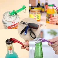 multifuction opener for beer bottle portable can opener key chain ring tiger can opener