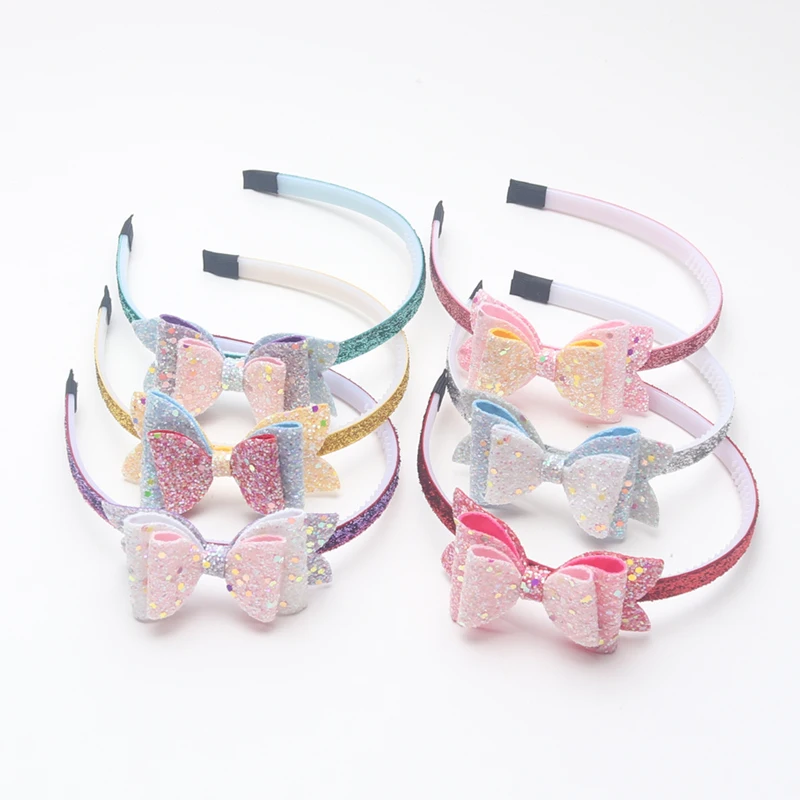 1 предмет Новинка Для девочек светящиеся ободок с бантиком Детские ободки зубы