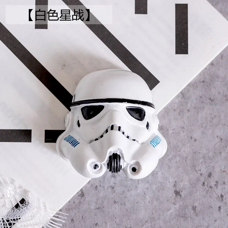White Star Warrior Астронавт украшение на холодильник магнит мультяшный воин милые Креативные подарки Магнитный Магнит на холодильник украшения дома - Цвет: White Star Warrior