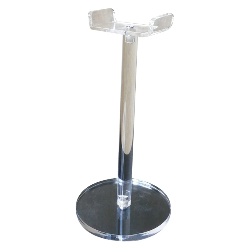 

Dual Headphone Stand Desk Gaming Headphone Stand Transparent Saving Space 85DC