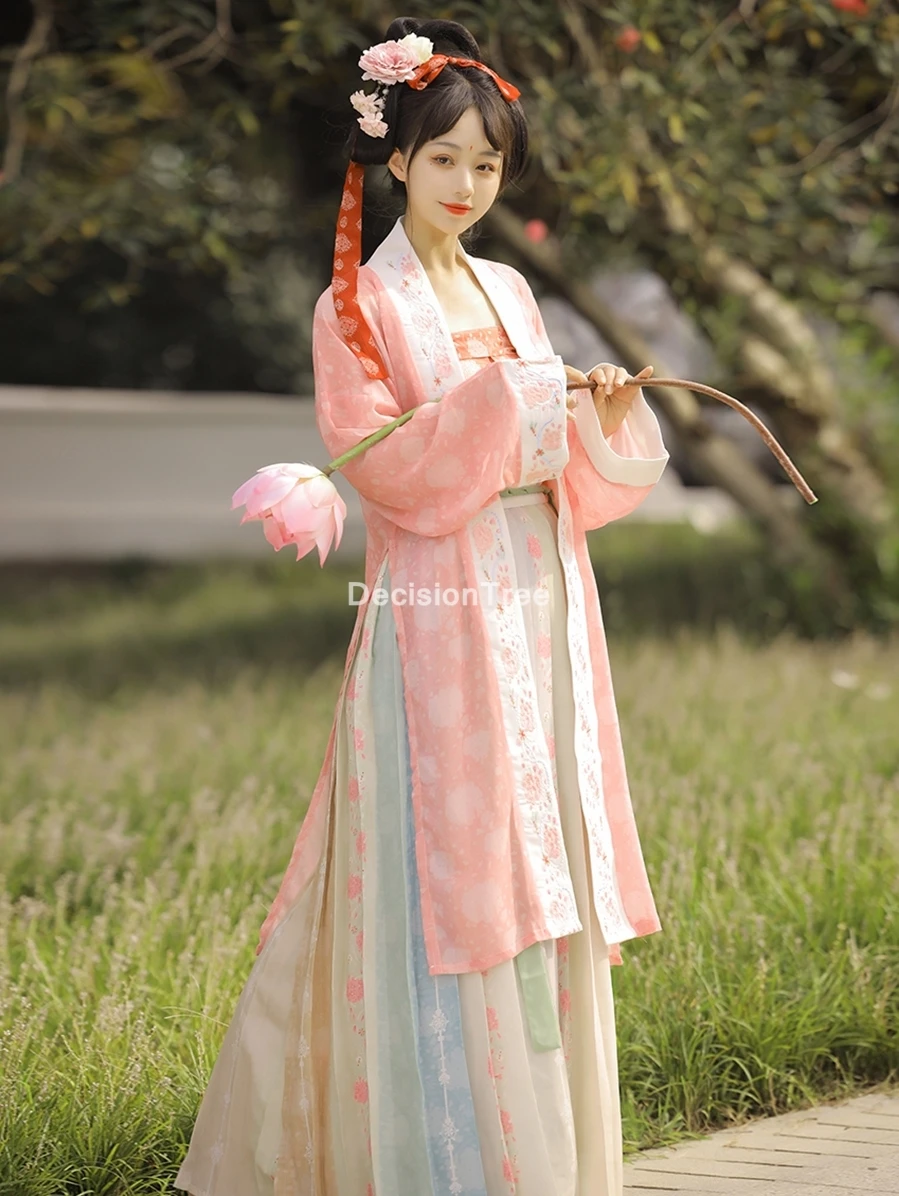 

2021 волшебный Древний китайский костюм для женщин hanfu платье Одри Хепберн дворец Вышивка Девушка традиционные костюмы для костюмированной в...