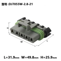 200 sets 5 pin dj7055w 2 8 21 female waterproof car automotive plug electric connector 12084891